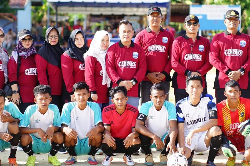 Pembukaan turnamen piala senayang (Foto : Zonamu/Indra)