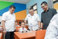 Dukungan Program Makan Bergizi dan Penyuluhan Gizi yang dilaksanakan PT Timah di SDN 21 Gantung