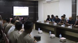 Polres Lingga gelar conferensi pers terkait capaian akhir tahun (Foto : Zonamu/Suji)