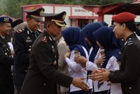 Polres Lingga Gelar Upacara Peringatan Hari Ibu Ke-96 (Foto : Zonamu/Humas Polres)