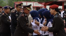 Polres Lingga Gelar Upacara Peringatan Hari Ibu Ke-96 (Foto : Zonamu/Humas Polres)