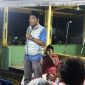 Calon Wakil Bupati Lingga Novrizal saat memberikan kata sambutan (Foto : Zonamu/Ari)
