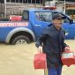 Pemerintah Salurkan Bantuan untuk Korban Banjir Rob di Lingga (Foto : Zonamu/Ist)