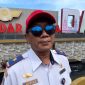 Kabandara Dabo Singkep Mustaji saat diwawancarai (Foto : Zonamu/Wandi)