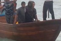 Korban Hilang Warga Pekajang Ditemukan dalam Kondisi Selamat (Foto : Zonamu/Oktanius)