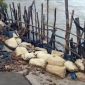 Abrasi Ancam Jalan Desa Batu Berdaun Menuju Kebun Nyiur (Foto : Zonamu/Paino)