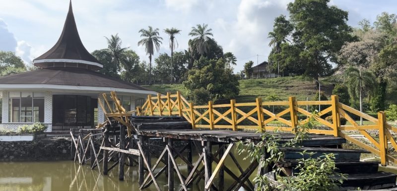 Kondisi Pagoda di Dabo Singkep Butuh Perhatian (Foto : RRI/Wandi)