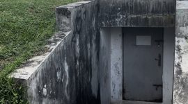 Lorong Bawah Tanah di Wisma Timah Dabo Singkep (Foto : Zonamu/Wandi)