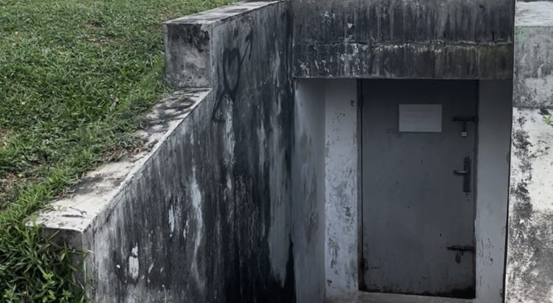 Lorong Bawah Tanah di Wisma Timah Dabo Singkep (Foto : Zonamu/Wandi)