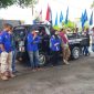 Eks Karyawan PT KG gelar unjuk rasa di depan gedung DPRD Kabupaten Karimun, tuntut uang sagu hati | Foto: Nichita