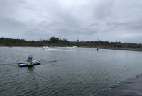 Tambak Udang Vaname di Desa Tinjul (Foto : Zonamu/Wandi)