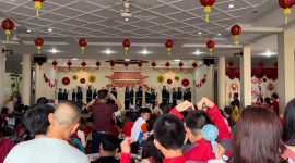 Perayaan Imlek di Vihara Kumala Maiytrea (Foto : Zonamu/Wandi)