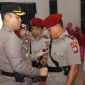 Kapolres Lingga saat pimpin sertijab PJU Polres Lingga, (Foto : Zonamu/Suji)