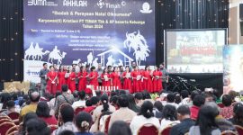 Perayaan Natal Oikumene PT Timah Tbk bersama anak perusahaan berjalan lancar dan khidmat | Foto: Zonamu/Humas PT Timah