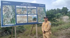 Lahan Bekas Tambang di Desa Air Limau, Bangka Barat dijadikan kawasan perkebunan oleh PT Timah | Foto: Zonamu/Humas PT Timah