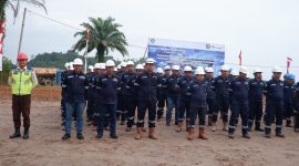 Apel dan Simulasi Keselamatan PT Timah, dalam rangka semarak Bulan K3 Nasional | Foto: Zonamu/Humas PT Timah