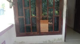 Salah satu rumah warga di Kelurahan Sungai Lumpur di gondol maling (Foto : Zonamu/Tari)