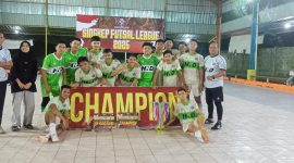 Tim KCT Raih Juara Pertama Turnamen Liga Futsal Singkep (Foto : Zonamu/Ari)