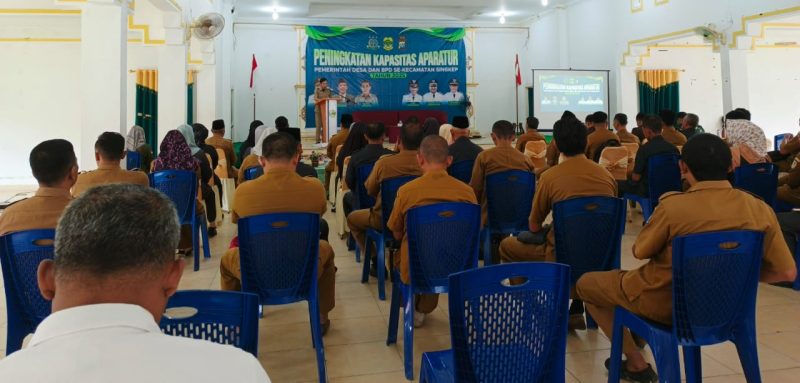 Sosialisasi Peningkatan Kapasitas Aparatur Pemerintahan Desa dan BPD se-Kecamatan Singkep (Foto : Zonamu/Wandi)