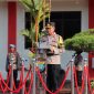 Wakapolres Lingga Pimpin Upacara, Perkuat Kesadaran dan Soliditas (Foto : Zonamu/Humas Polres Lingga)