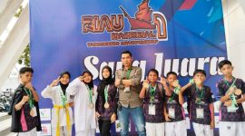 Atlet Taekwondo Lingga Raih Prestasi di Kejuaraan Nasional Riau Championship 2025 | Foto : Zonamu/Ari