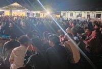 Ratusan Warga Dabo Singkep Hadiri Tabligh Akbar Di Setajam | Foto : Zonamu/Wandi