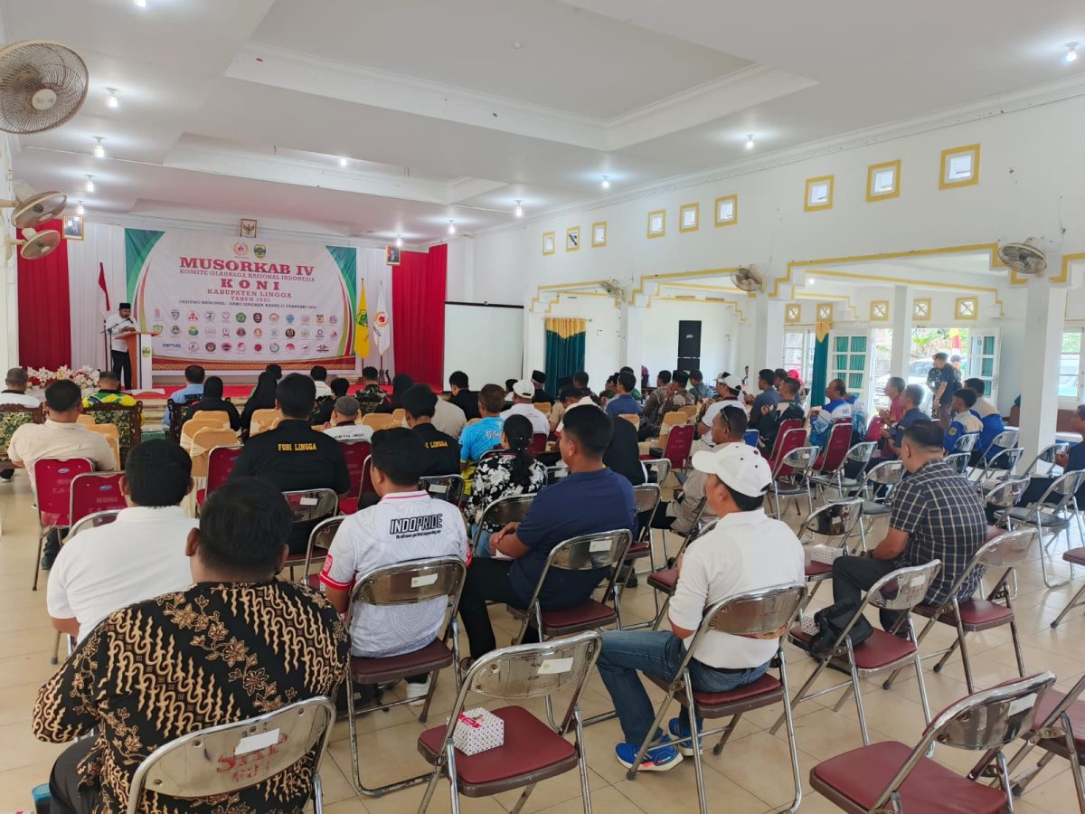 KONI Lingga Gelar Musorkab IV | foto : Zonamu/Wandi