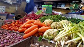 Potret Kondisi pasar tradisional dabo Singkep | Foto : Zonamu/Wandi