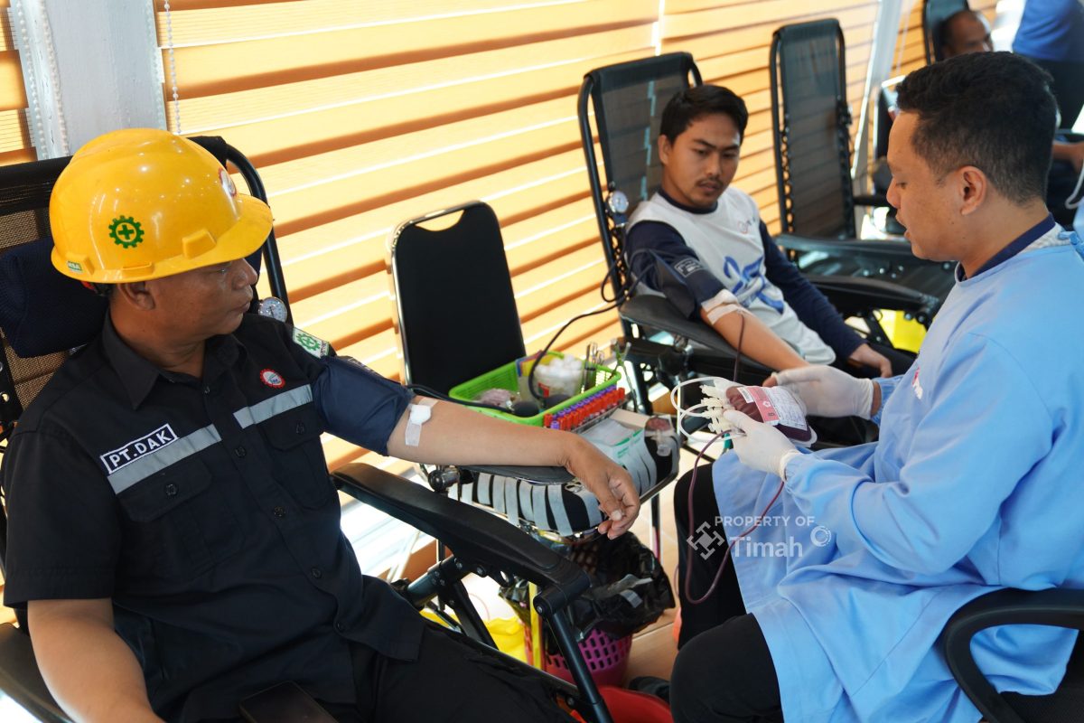 Donor darah PT DAK Selindung, sebagai wujud peduli kesehatan masyarakat | Foto: Zonamu/Humas PT Timah