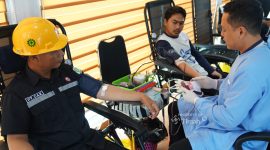 Donor darah PT DAK Selindung, sebagai wujud peduli kesehatan masyarakat | Foto: Zonamu/Humas PT Timah
