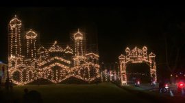 Potret lampu colok di dabo singkep | foto : Zonamu/Wandi