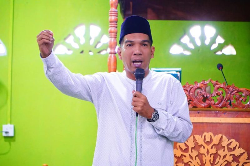 Wabup Lingga saat berikan kata sambutan | foto : Zonamu/Indra