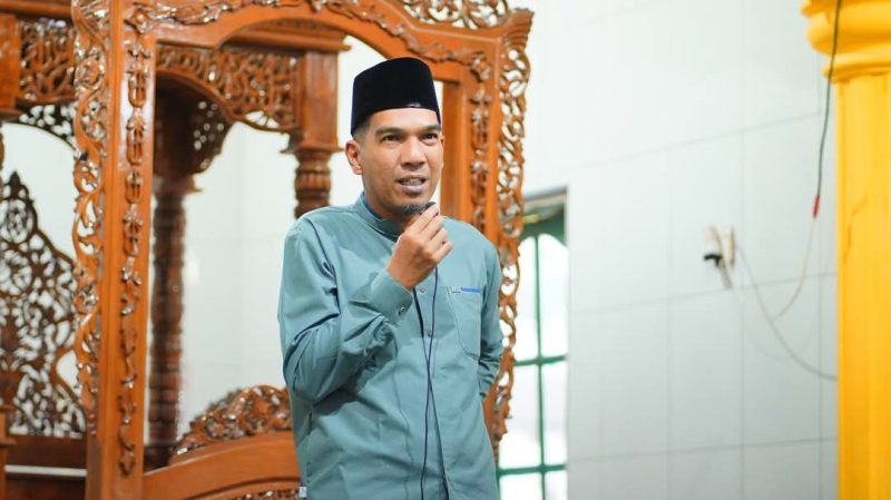 Wabup Lingga Novrizal saat memberikan kata sambutan | foto : Zonamu/Diskominfo Lingga