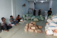Gudang Penyimpanan Perlengkapan KPU Lingga | foto : Zonamu/Ardhi