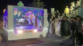 Potret perayaan malam takbiran di Dabo Singkep | foto : Zonamu/Wandi