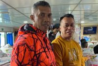 Ketua MPC PP Lingga saat bersama Bupati Lingga | Foto : Zonamu/Wandi