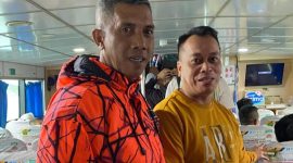 Ketua MPC PP Lingga saat bersama Bupati Lingga | Foto : Zonamu/Wandi