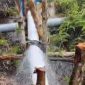 Pipa Air PDAM Lingga Pecah di Kampung Boyan | foto : Zonamu/Irfan