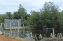 Proyek Jembatan Marok Kecil Mangkrak | Foto : Zonamu/Wandi