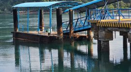 Ponton Pelabuhan Senayang Miring | Foto : Zonamu/Warga