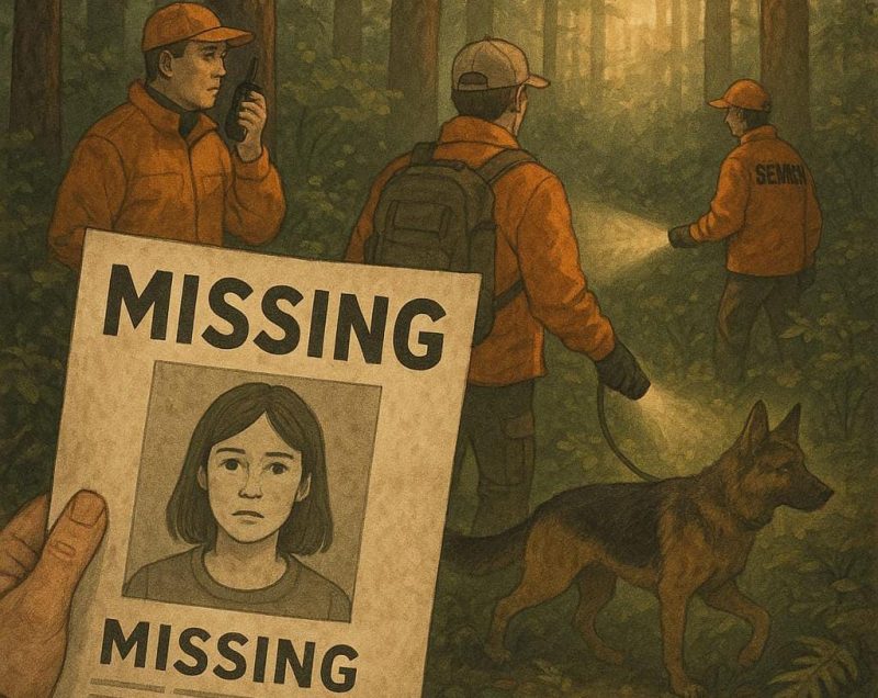 Ilustrasi pencarian orang hilang | Foto : Zonamu/Aji