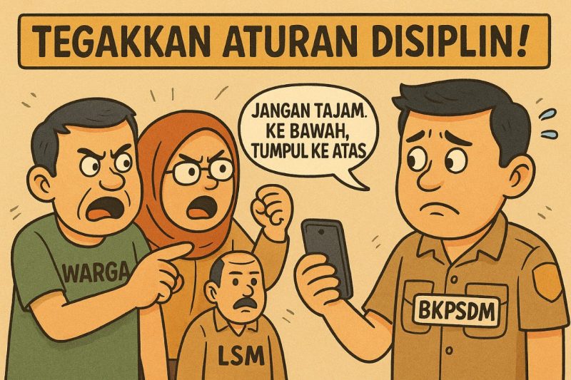Ilustrasi BKPSDM Lingga Ancam Tindak Tegas ASN Tak Disiplin | Foto : Zonamu/Ist