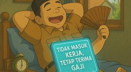 Ilustrasi ASN tak masuk kerja tetap terima gaji | Foto: Zonamu/Wandi