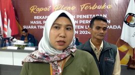 Ketua Bawaslu Lingga Fidya Asrina | foto : Zonamu/Wandi