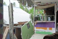 Rumah Warga di Desa Batu Berdaun Alami Longsor | Foto : Zonamu/Wandi