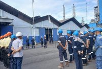 PT Timah gelar apel K3 di Wilayah Operasional Pangkal Pinang | Foto: Zonamu/Humas PT Timah