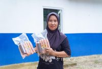 Pempek Udang Ak Leho makin terkenal setalah mendapatkan dukungan dari PT Timah | Foto: Zonamu/Humas PT Timah