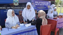 Perkuat Peran Bidan sebagai Sahabat Perempuan, IBI Lingga Gelar Aksi Sosial | Foto : Zonamu/Wandi