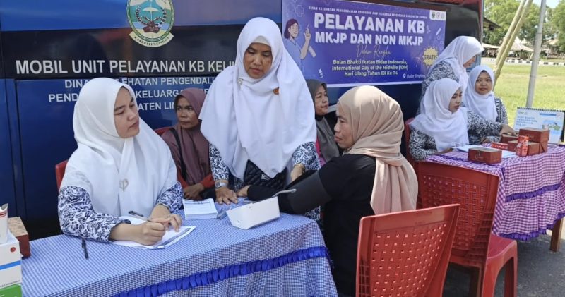 Perkuat Peran Bidan sebagai Sahabat Perempuan, IBI Lingga Gelar Aksi Sosial | Foto : Zonamu/Wandi