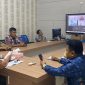 Kadishub Lingga saat zoom bersama pihak ASDP | Foto : Zonamu/Ist